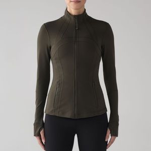 Lululemon Define Jacket Size 4 Dark Olive
